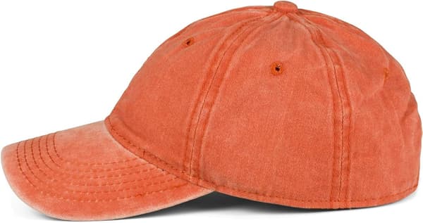 Vintage Segments-caps, vasket brukt look, baseballcaps, justerbar