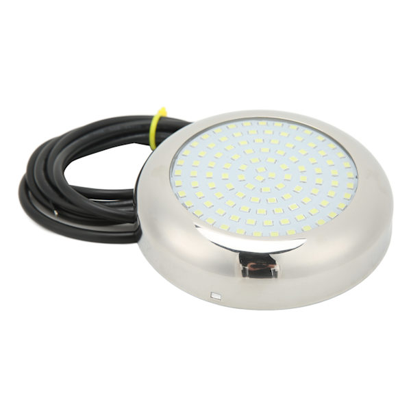 4-i-1 108LED Undervannslys 12V IP68 Vanntett 135° Lysvinkel Undervannsbåtl lampe for Marine Hvit