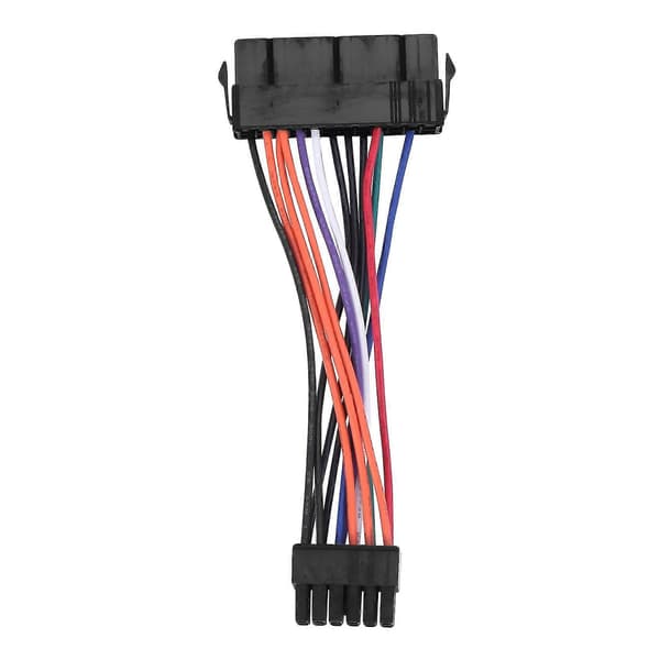 1 stk 24 Pin Til 12 Pin PSU Hovedstrømforsyning ATX Adapterkabel For