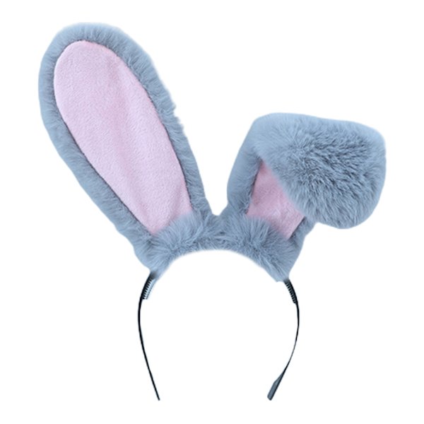 Plush Kaninørehovedbånd Kvinder Kanin Hårbånd Party Kostume
