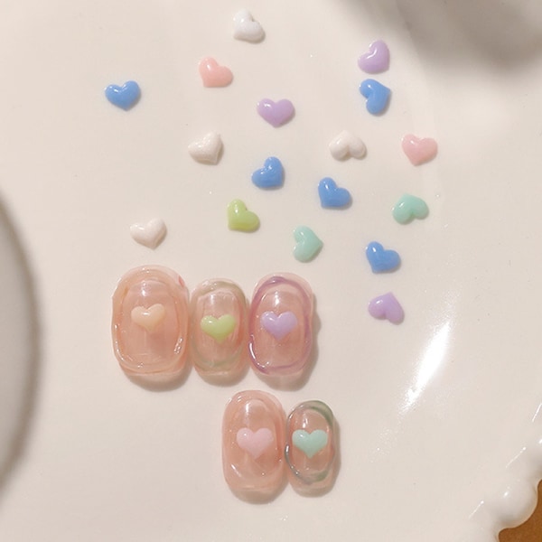 3D-nagelkonst för akrylnagelkonsttillbehör, älskad nagelkonstberlockdesign för kvinnor Nagelkonstdekoration DIY-hantverksmaterial