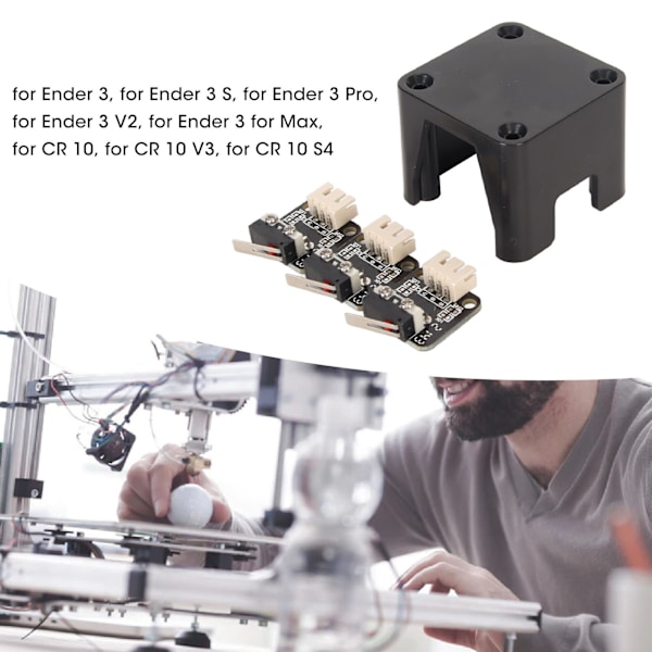 3D-tulostimen rajakytkin Ender3:lle, Ender3 Pro:lle, Ender 3 Max:lle, CR 10 V3:lle, S4:lle - Plug and Play