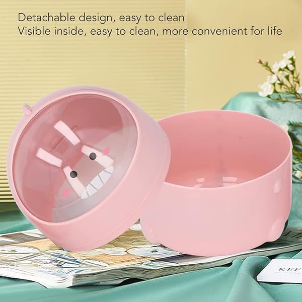 Mini - Søppelbøtte for skrivebord (rosa) 16,5 * 12,5 cm