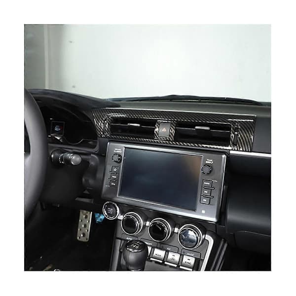 Bil Centerkonsol Aircondition Udluftningsramme Strip Til Brz 86 2022 Biltilbehør (carbon)