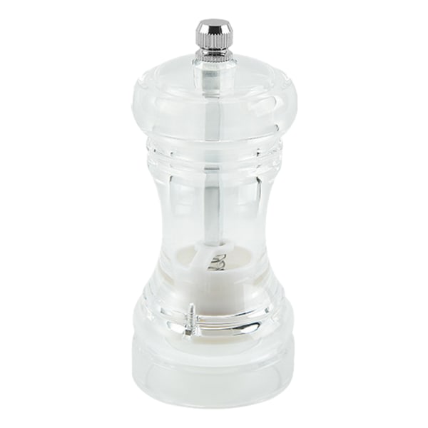 Clear Acrylic Salt and Pepper Grinder Refillable Sea Salt Pepper