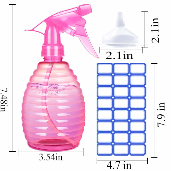 Sprayflasker for rengjøringsløsninger (2-pakning, 16 oz) - De beste