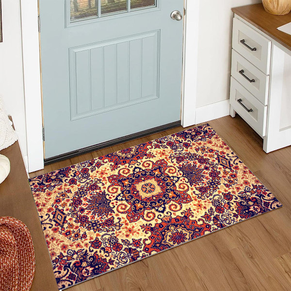 Pesun kestävä keittiömatto Etuovi Matto Liukumaton lemmikkiystävällinen Retro