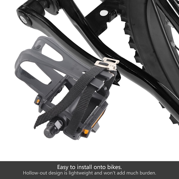 1 par nylon cykelpedaler tåklämmor remmar för fixie mountainbikes tillbehör