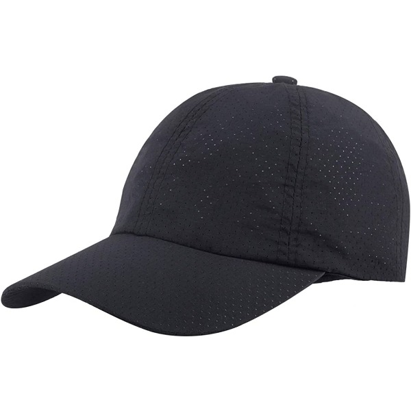 Baseball och softball enfärgad cap, ren bomull, unisex 011-black