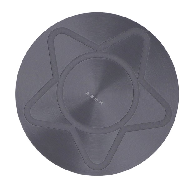 Värmespridare för glashäll, snabb uppvärmning halkfri beläggning tjock aluminiumlegering avfrostningsbricka för att skydda kastruller och kokkärl (24 cm)