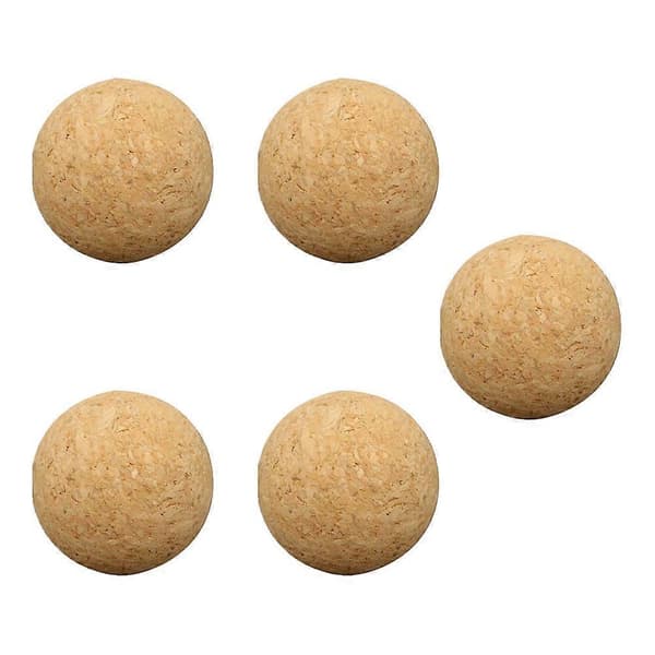 5 stk. bordfodbold korkbolde bordfodboldbold bordfodboldtilbehør