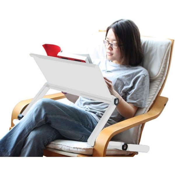 Hopfällbart laptopbord, justerbar höjd, lutningsvinkel