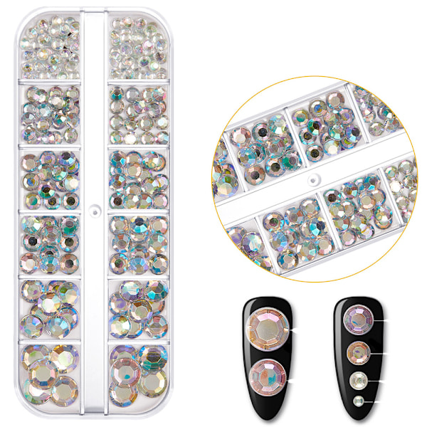 Rhinestones til neglekunst
