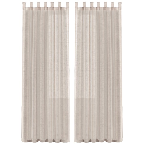 High woven Linen Elegant Curtain panels lightly reduce privacy panel curtains