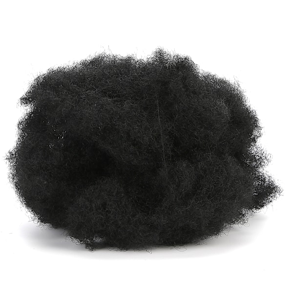 Afro Bun Puff Hårbulle Mjuk Afro Lockig Hår Peruker Extensions Hårdelar Hårtillbehör Svart