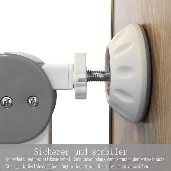 Väggskydd för Ultimat Skydd utan Skador, Väggskydd för Babygrind med Enkel Installation, Halkfri Design Säkerställer Säker Montering, Lämplig För Bebisar