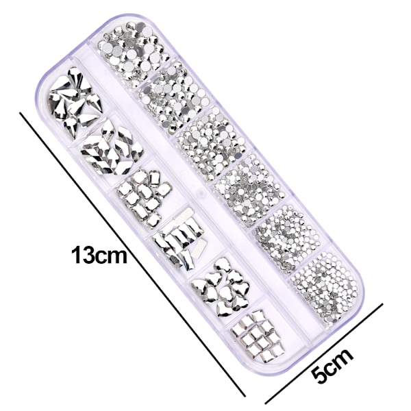 Negle Rhinestones Krystaller Stene Multiforme Størrelser Negleperler, til Negle DIY Håndværk Smykker