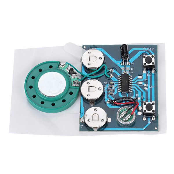 30s inspelningsbar musik ljud röstmodul chip 0,5W med knappbatteri nyckelkontroll