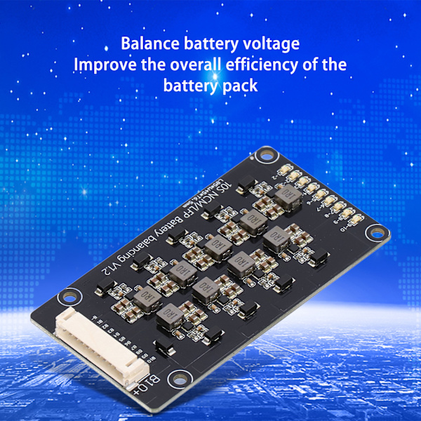 Aktiv Equalizer Induktiv Överföringsmodul för Ternär Litiumjärnbatteri 2.0V‑4.5V 1.2A10S