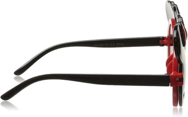 Børne Solbriller med Museører og Runde Klapglas