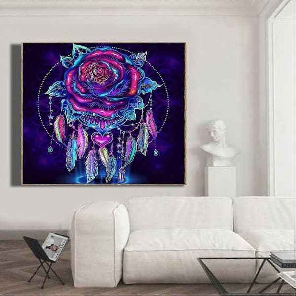 Diamond Painting Magic Flower, 5D DIY Diamond Painting-kit