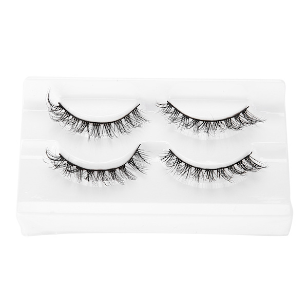 2 Par Falska Ögonfransar Volym Falska Ögonfransar Naturlig Makeup Ögonfransar FX831