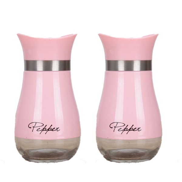 Salt and Pepper Shakers Set, Glass Bottom Salt Pepper Shaker