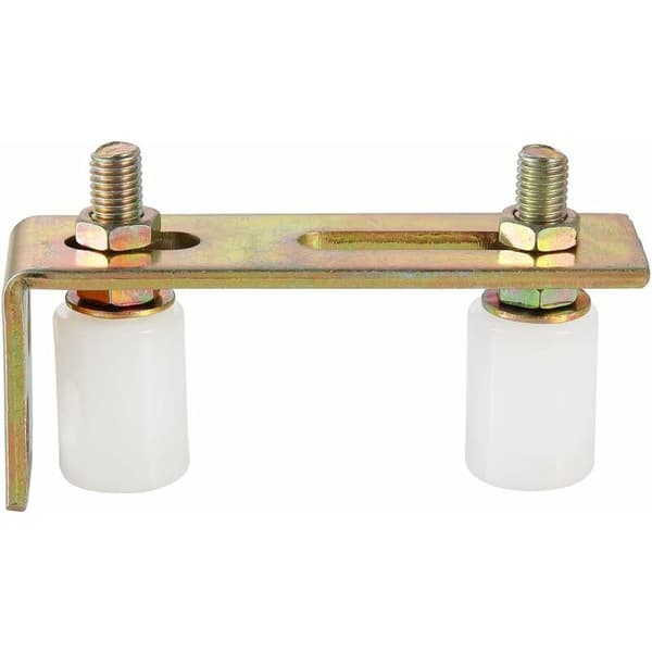 2 st Skjutportstyrrulle med L-stolpsfäste, Nylon Adjusta