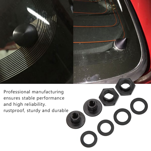 Takaluukun Lasin Kiinnitystarvikkeiden Korjaussarja Alumiiniseos Autotarvikkeet Vaihto Civic 3Dr Hatchback CRV EG6