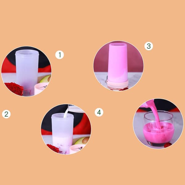 Bärbar Blender, 300ml Mini Shake Elektrisk Juicerkopp Handhållen P