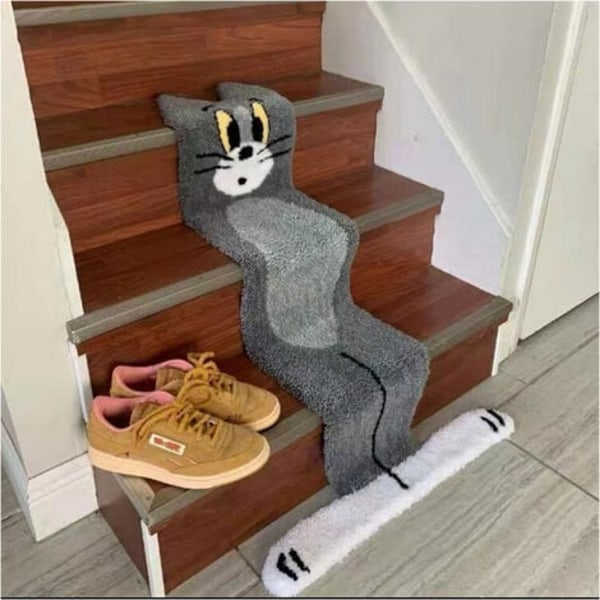 Tom Cat -matto Paksu Profiili Imitoi Kashmir 6090cm