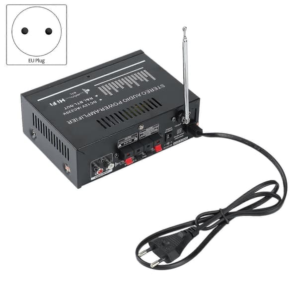 Tooth 5.0 Forsterker, Hi-fi 2.0 Chl O Mottaker, Med Og Diskant (eu Plugg)