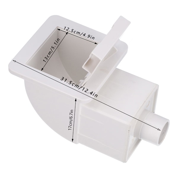 1,5 tommer Skimmer Kit til Overjordisk Swimmingpool Kloakudstyr Swimmingpool Rengøring Skimmer Udstyr