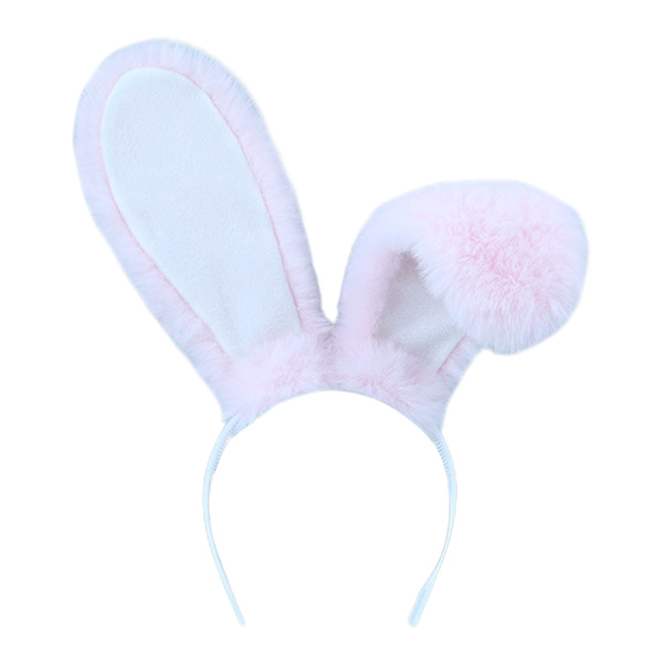 Plush Kaninørehovedbånd Kvinder Kanin Hårbånd Party Kostume