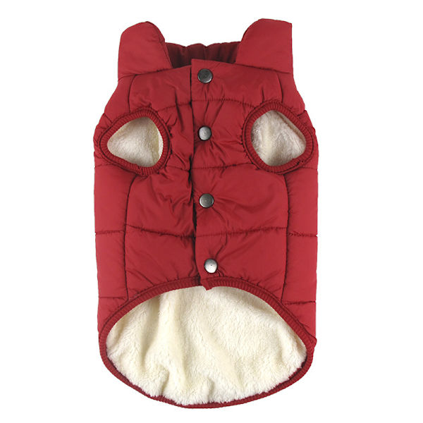Fleece-vuorattu erittäin lämmin koiran huppari talveksi pienille koirille