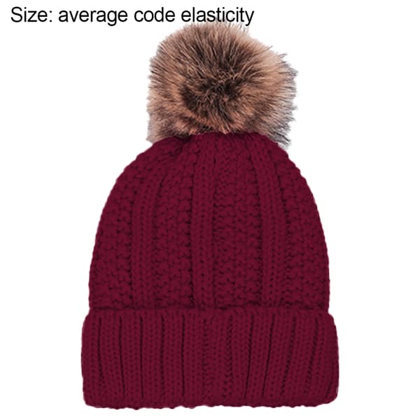 Hue beanie snowski vinter strikket uld skull hat