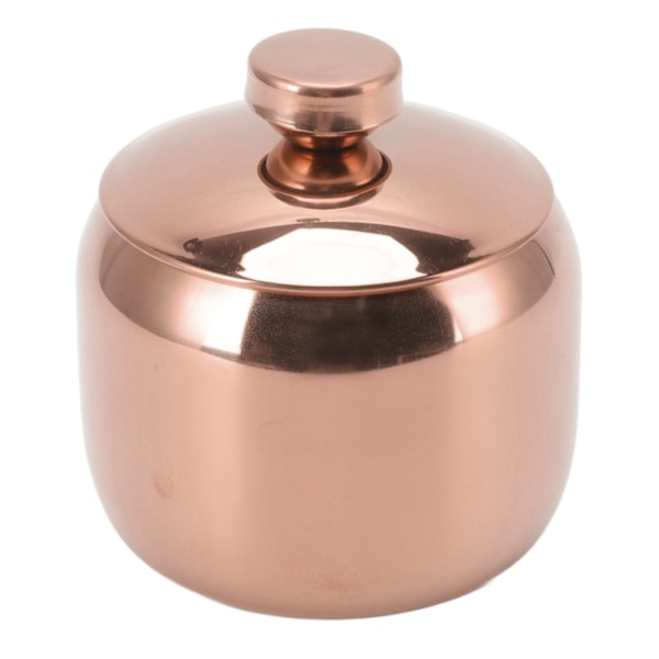 Kryddburk i rostfritt stål med lock, roséguld