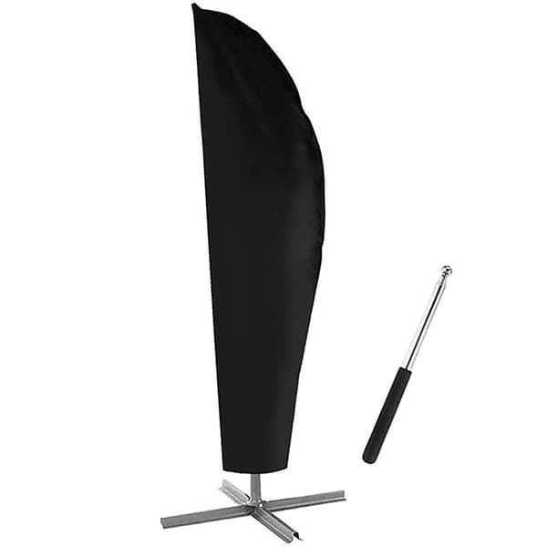 Solskærm UV-beskyttelse Sort Haveparasol 50*70*40cm