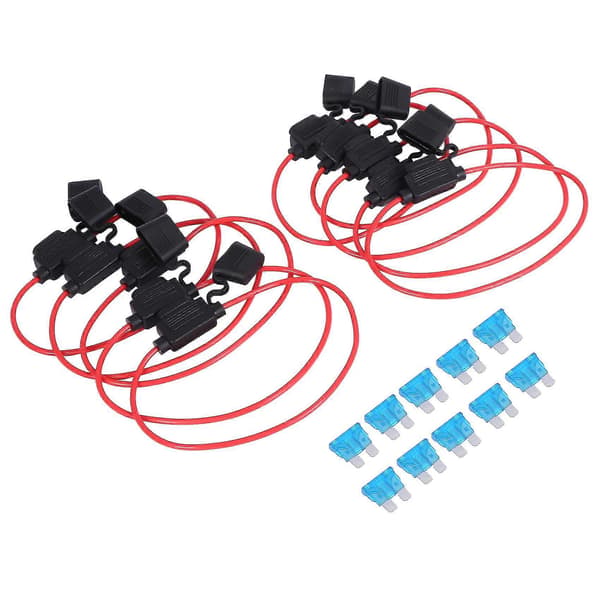Johdinsulake H / Lisäpiirisulake H 10 kpl sulakesovitin 16 Gau 20amp terä Au