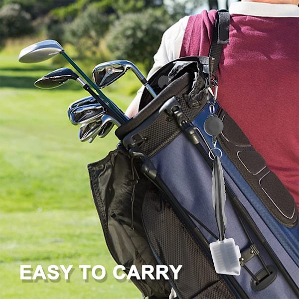 Golf-mailaharja ja -urakan puhdistaja, vetävä zip-linja