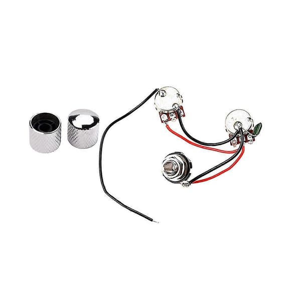 Guitar Single Coil Ledningsnet 1 T 1 Volume Til 3/4 Strenget Kasse Guitar S
