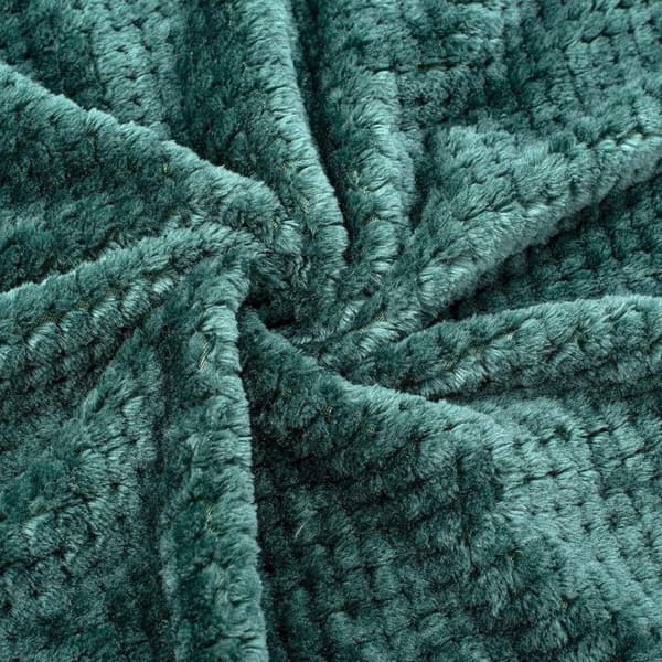 Tæppe 150X200cm - Sengetæppe Sofatæppe Hyggetæppe Quilt - Fluffy og Blødt - Polyester Navy Blå