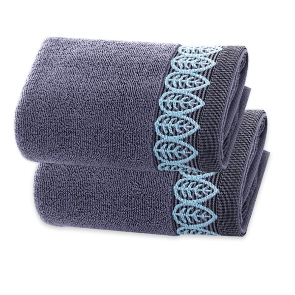 Absorberande och mjuka bomullshanddukar (2-pack, 34*75 cm) för hand,