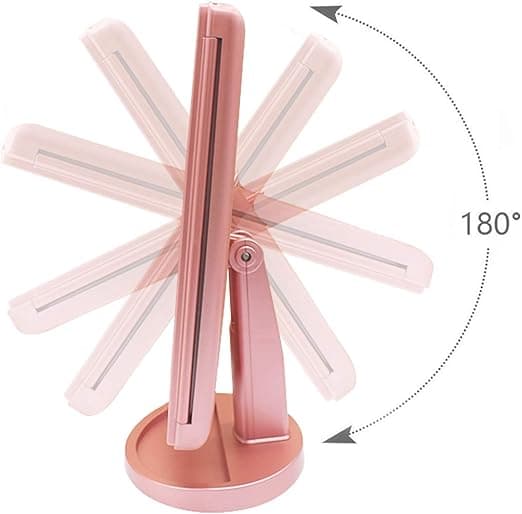 Makeup Spejl med Lys, 1x/2x/3x Forstørrelse med 36 LED Touch S