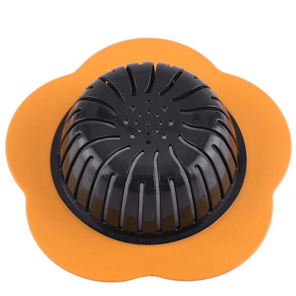Orange Blomstformet Plastik Håndvask Si Strainer Aftapning Stop Køkken Badeværelse Tilbehør