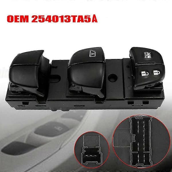 For Juke Leaf Altima 2010-2018 Vindusbryter Førerside 25401-3ta5a