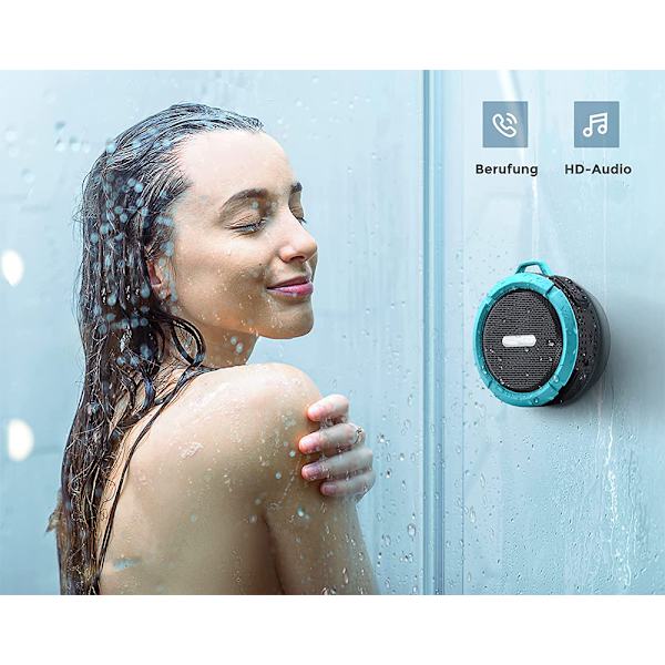 Vattentät Bluetooth-högtalare, duschhögtalare Bluetooth