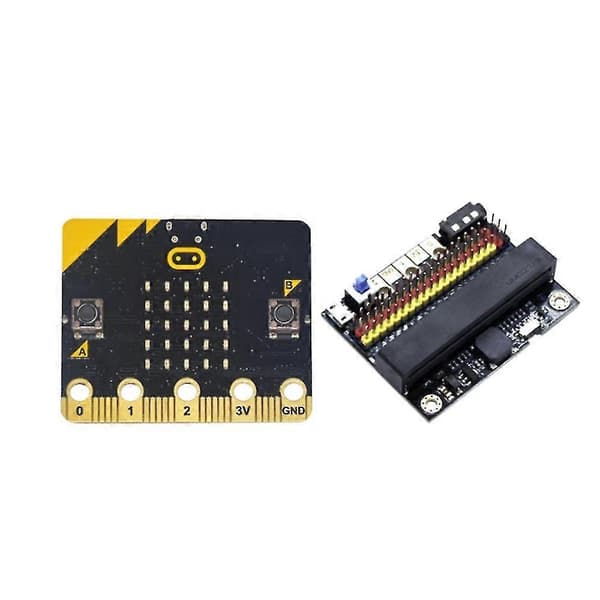BBC Microbit Go Startsett med Microbit BBC Io V2.0 Utvidelseskort DIY Prosjekter Programmerbar Læring