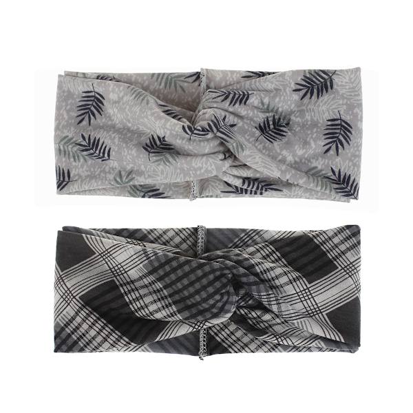 Boho Hodebånd Brede Knyttede Hårbånd Elastisk Turban Hodebånd