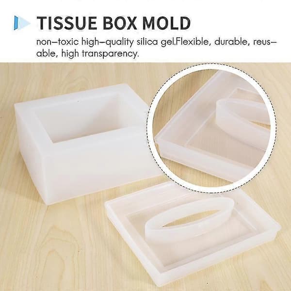 Tissueboks Dagligvarer Bil Tissueboks Silikonform For Håndverk Epoxy Resin Form For Diy Je